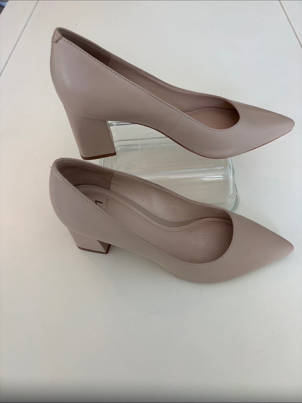 Marc Fisher Soft Taupe Pointed Toe Pumps 6.5